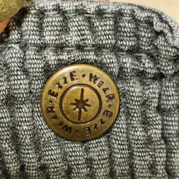 EzzE Wear Collection 2XL Vintage gray Rippled Shirts. Snap Buttondown. Grunge - Picture 7 of 14